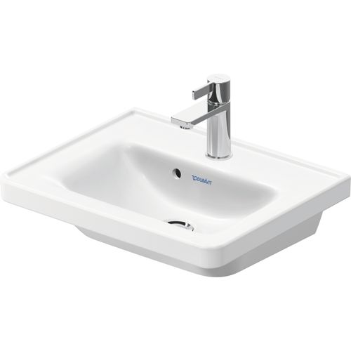 Main product image of D-neo Hand Sink 19-5/8" (white) High Gloss, 1 Faucet Hole, Overflow, No Soap Dispenser
