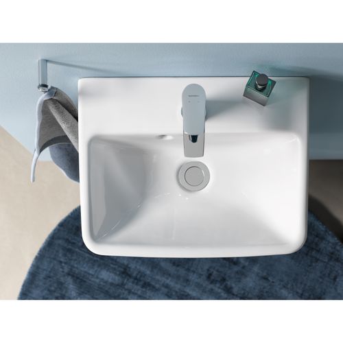 Main product image of No.1 Hand Sink 17-3/4" (white) High Gloss, 1 Faucet Hole, Overflow