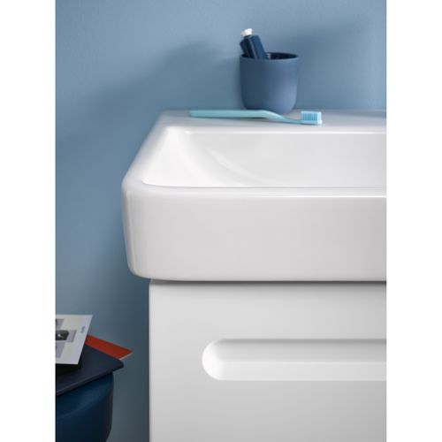 Main product image of No.1 Hand Sink 17-3/4" (white) High Gloss, 1 Faucet Hole, Overflow
