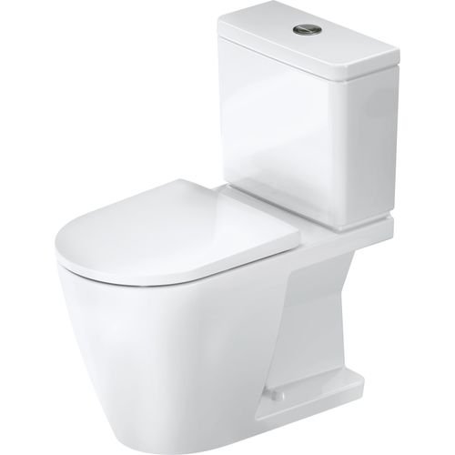 Main product image of D-neo Two-piece Toilet (white) High Gloss 14-3/4"x27-1/2" X 16-3/4"