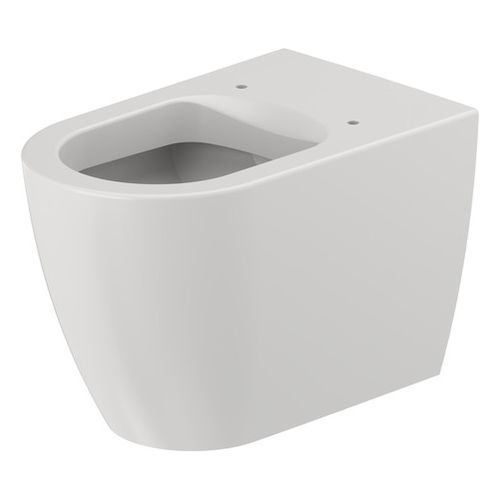 Main product image of ME by Starck 0.8/1.28 GPF Floor Mounted One Piece Elongated Toilet Bowl Only - Less Seat and In-Wall Tank, Hygieneglaze (White)