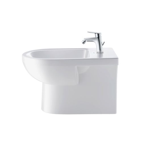 Main product image of No.1 Floor-mounted Bidet, 25-5/8" (white) High Gloss, 1 Faucet Hole, Overflow