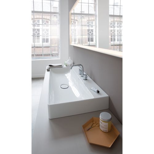Main product image of Durasquare Vanity Sink (white) With Wondergliss