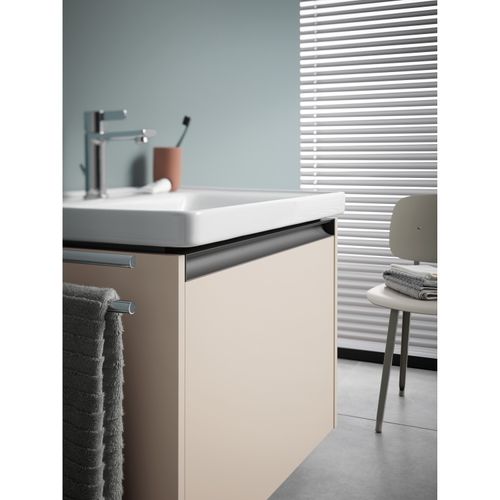 Main product image of D-neo Sink 23-5/8" (white) High Gloss, 1 Faucet Hole, Overflow, No Soap Dispenser