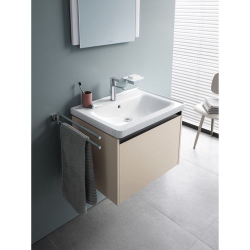 Main product image of D-neo Sink 23-5/8" (white) High Gloss, 1 Faucet Hole, Overflow, No Soap Dispenser