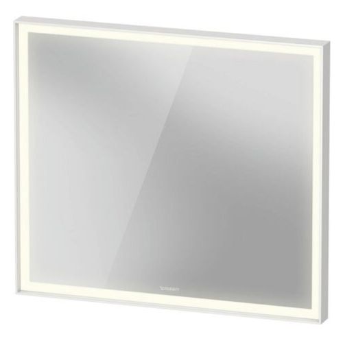 Main product image of L-Cube 31-1/2" x 27-1/2" LED Lighted Mirror (White Aluminum Matte), LC7381000006000