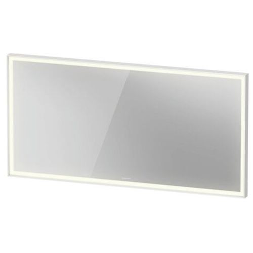 Main product image of L-Cube 55-1/8" x 27-1/2" LED Lighted Mirror (White Aluminum Matte), LC7384000006000