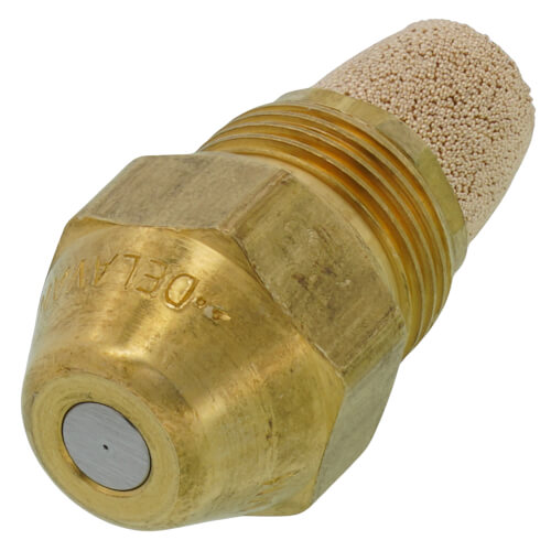 Main product image of Type A Hollow 60° Brass Oil Nozzle (0.50 GPH)