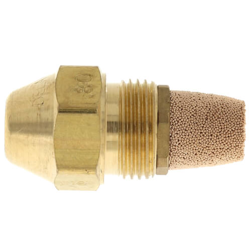 Main product image of Type A Hollow 60-Degree Brass Oil Nozzle (0.80 GPH)
