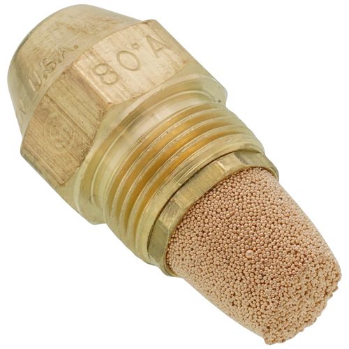 Main product image of Type A Hollow 80° Brass Oil Nozzle (1.00 GPH)