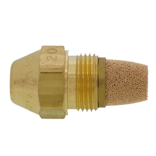Main product image of Type A Hollow 80° Brass Oil Nozzle (1.20 GPH)