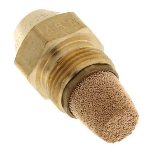 Main product image of Type A Hollow 45° Brass Oil Nozzle (1.50 GPH)