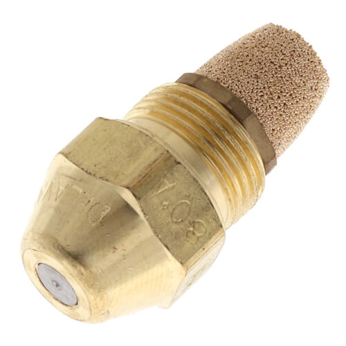 Main product image of Type A Hollow 80° Brass Oil Nozzle (1.65 GPH)