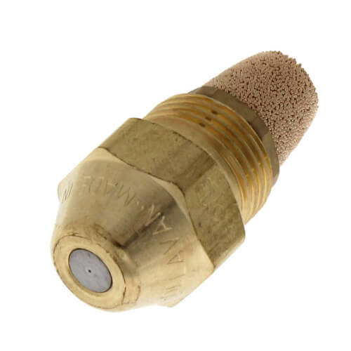 Main product image of Type B Solid 45° Brass Oil Nozzle (0.65 GPH)