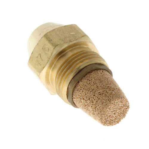 Main product image of Type B Solid 45-Degree Brass Oil Nozzle (3.50 GPH)