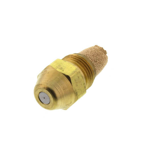 Main product image of Type B Solid 45-Degree Brass Oil Nozzle (1.10 GPH)