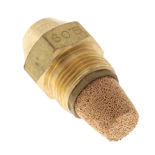 Main product image of Type B Solid 60° Brass Oil Nozzle (1.35 GPH)