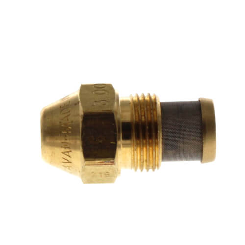Main product image of Type B Solid 45-Degree Brass Oil Nozzle (3.00 GPH)