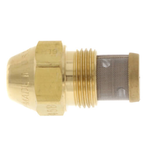 Main product image of Type B Solid 45-Degree Brass Oil Nozzle (5.5 GPH)