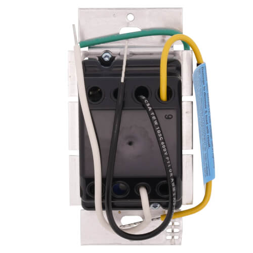Main product image of Diva Electronic Low-Voltage Dimmer Switch, 300W, Single Pole, Neutral Required, 120V, DVELV-300PH-WH, White