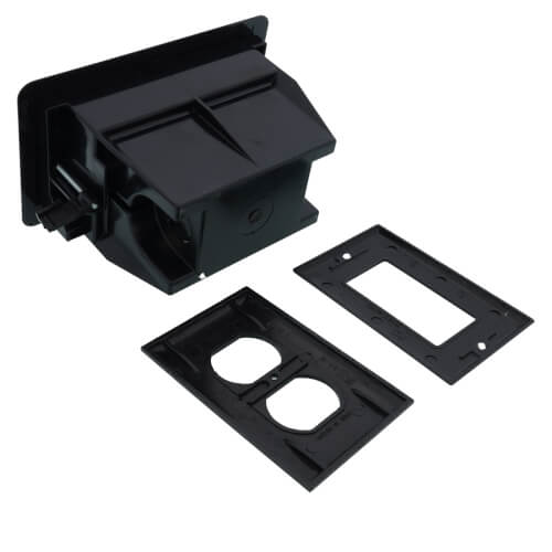 Main product image of 1-Gang Recessed Indoor InBox for New & Retrofit Construction (Black)