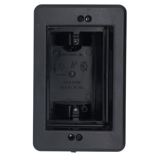 Main product image of 1-Gang Recessed Indoor InBox for New & Retrofit Construction (Black)