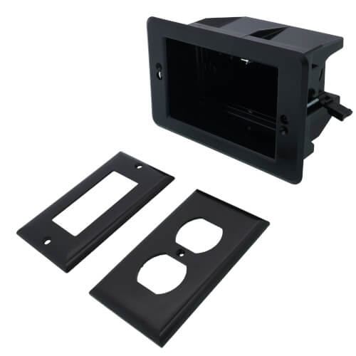 Main product image of 1-Gang Recessed Indoor InBox for New & Retrofit Construction (Black)