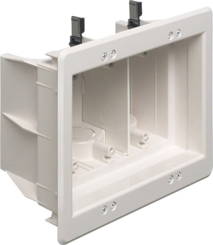 Main product image of 3-Gang Recessed Indoor InBox for New & Retrofit Construction (White)