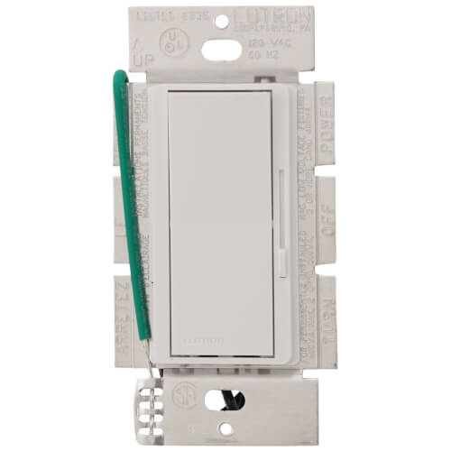 Main product image of Diva Magnetic Low-Voltage Dimmer Switch, 450W (600VA), Single Pole, No Neutral Required, 120V, DVLV-600PH-WH, White