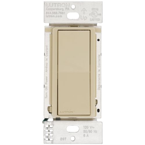 Main product image of Caseta Claro Smart Accessory Switch (Ivory) (120V, 6A)
