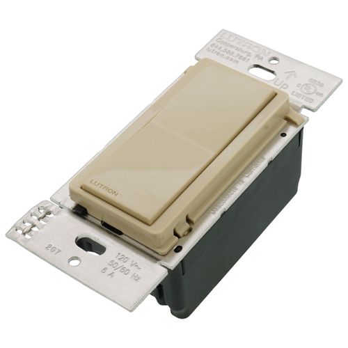 Main product image of Caseta Claro Smart Accessory Switch (Ivory) (120V, 6A)