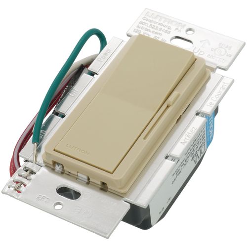 Main product image of Diva Single-Pole 3-Way Reverse Phase ELV Paddle & Dimmer Switch (Ivory) (120V, 250W)
