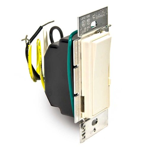 Main product image of Diva Single Pole 300W LV Dimmer with Locator Light (Biscuit)