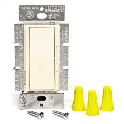 Main product image of Diva 1 Pole 600VA(450W) Dimmer w/ Locator Light (Biscuit)