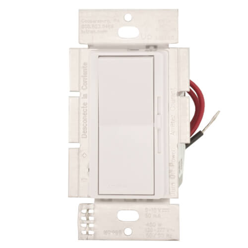 Main product image of Diva 0-10V Dimmer Switch, 450W, Single-Pole/3-Way, No Neutral Required, 120V, DVSTV-453-WH, White