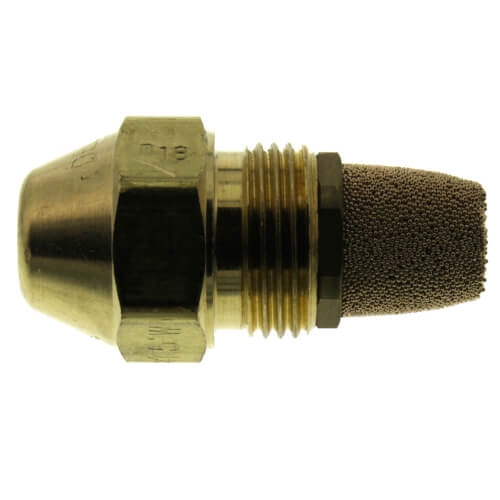 Main product image of Type W All Purpose 45° Brass Oil Nozzle (2.50 GPH)