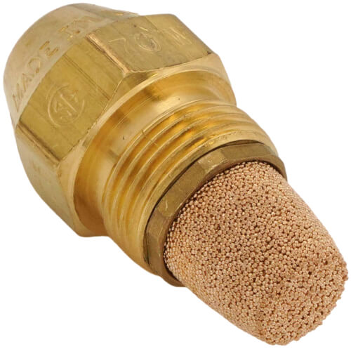 Type W All Purpose 70° Brass Oil Nozzle (0.75 GPH)