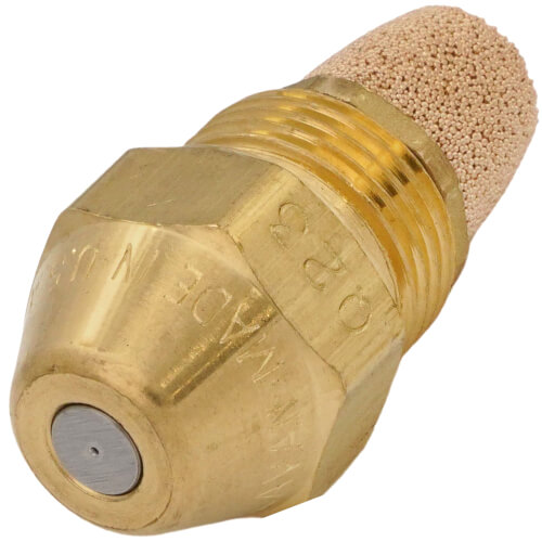 Main product image of Type W All Purpose 80° Brass Oil Nozzle (0.85 GPH)