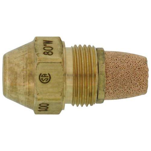 Main product image of Type W All Purpose 80° Brass Oil Nozzle (1.00 GPH)
