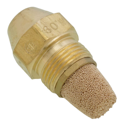 Main product image of Type W All Purpose 80-Degree Brass Oil Nozzle (1.35 GPH)