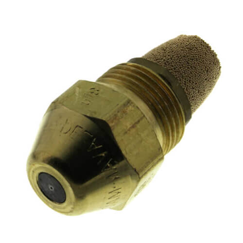 Main product image of Type W All Purpose 45° Brass Oil Nozzle (2.50 GPH)