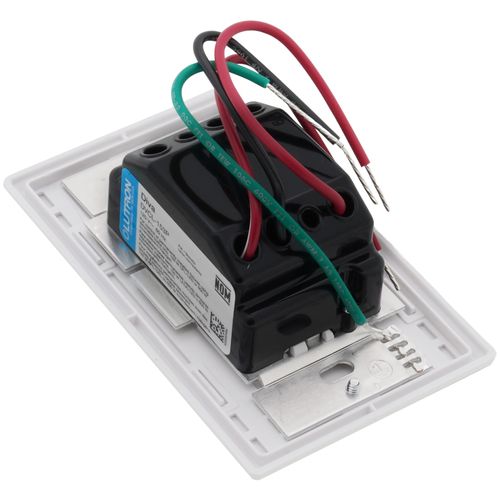 Main product image of Diva LED+ Dimmer Switch with Wall Plate, 150W LED, Single Pole/3-Way, No Neutral Required, 120V, DVWCL-153PH-WH, White