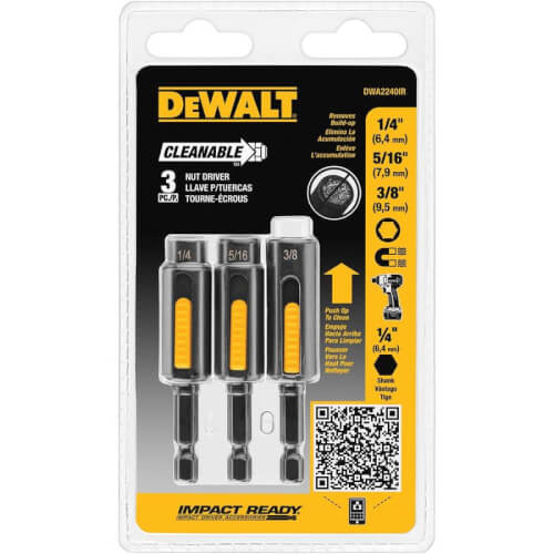 Main product image of 3 Piece Impact Steel Hex Nut Driver (1/4", 5/16", 3/8")