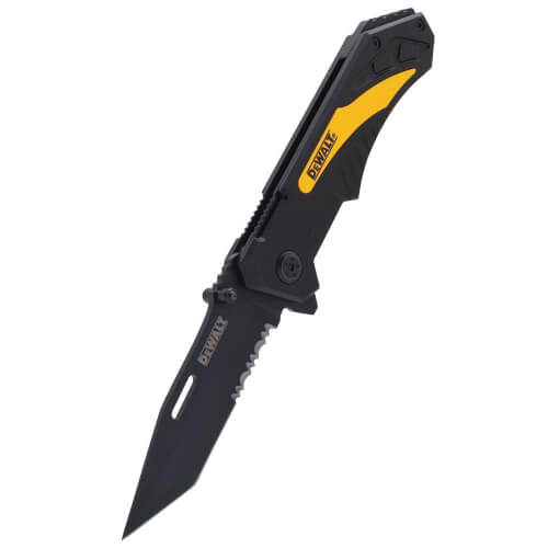 Main product image of 2-1/4" Stainless Steel Partially Serrated Tanto Folding Pocket Knife