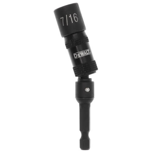4 Piece Impact Ready Pivoting Nut Driver Set (1/4", 5/16", 3/8", 7/16")