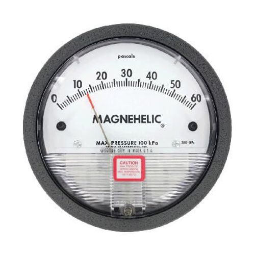 Main product image of 2000 Series Differential Pressure Gauge w/ Adjustable Signal Flag (0 - 1" W.C.)