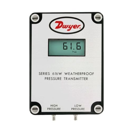 Main product image of 616W Series Differential Pressure Transmitter w/ LCD (0 - 6" W.C.)