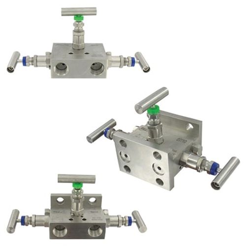 Main product image of Flanged 3-Valve Block Manifold