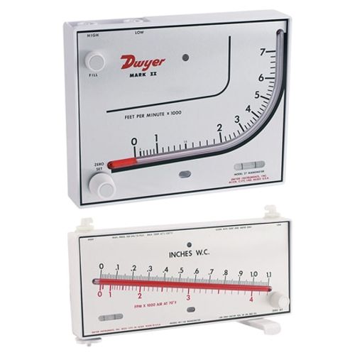 Main product image of Liquid Manometer, Red Fluid (0 - 3" W.C.)