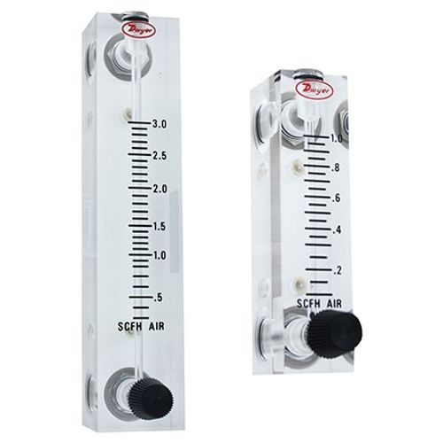 Main product image of 0.6/5 SCFH VFA Air Flowmeter, Brass Valve
